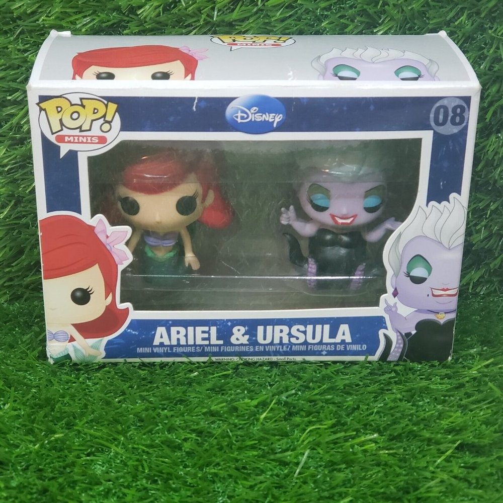 Funko Pop Minis #08 Disney's ARIEL & URSULA - Vaulted -See Description